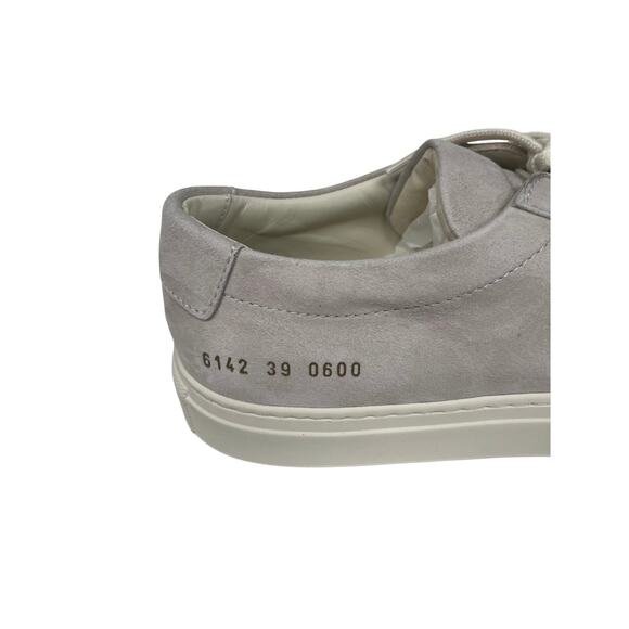 Woman by Common Projects 6142 Contrast Achilles Sneakers in Nude Suede 39 - Picture 2 of 5